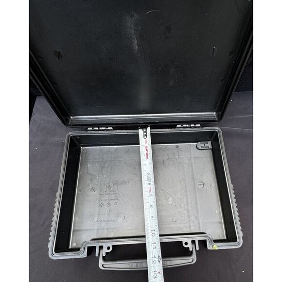 Plastic Gun Case Springfield Armory XDS 9mm 3.3” Black Pistol Hard Plastic - Picture 7 of 9